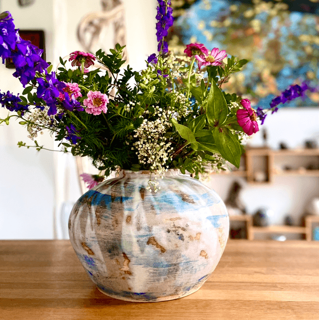 Vase Boule Grès 